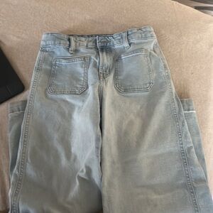 Girls Wide Leg Jeans